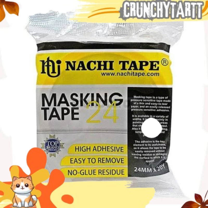 

READY Nachi Masking Tape 24mm / Solasi Kertas Nachi 24mm / Masking Tape 24mm PLSTK