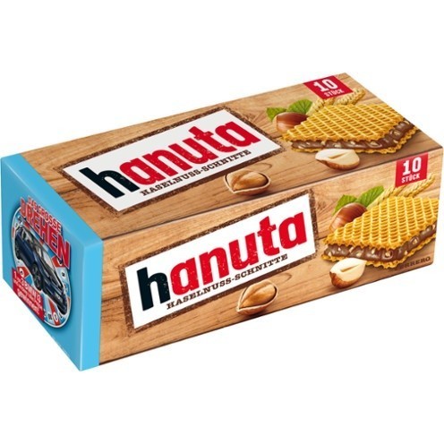 

Ferrero HANUTA Wafer 220gram isi 10pcs