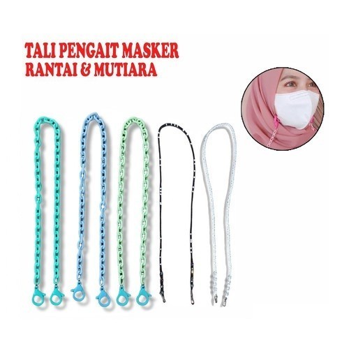 Tali Pengait Masker Polos Strap Konektor / Pengaiit Masker Hijab - RANDOM