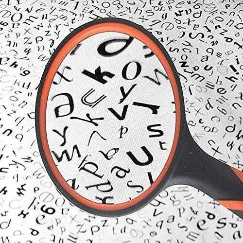 

LATHIFSHP NOF Kaca Pembesar Handheld Magnifying Glass Lup Magnifier 65mm 10X - N-10