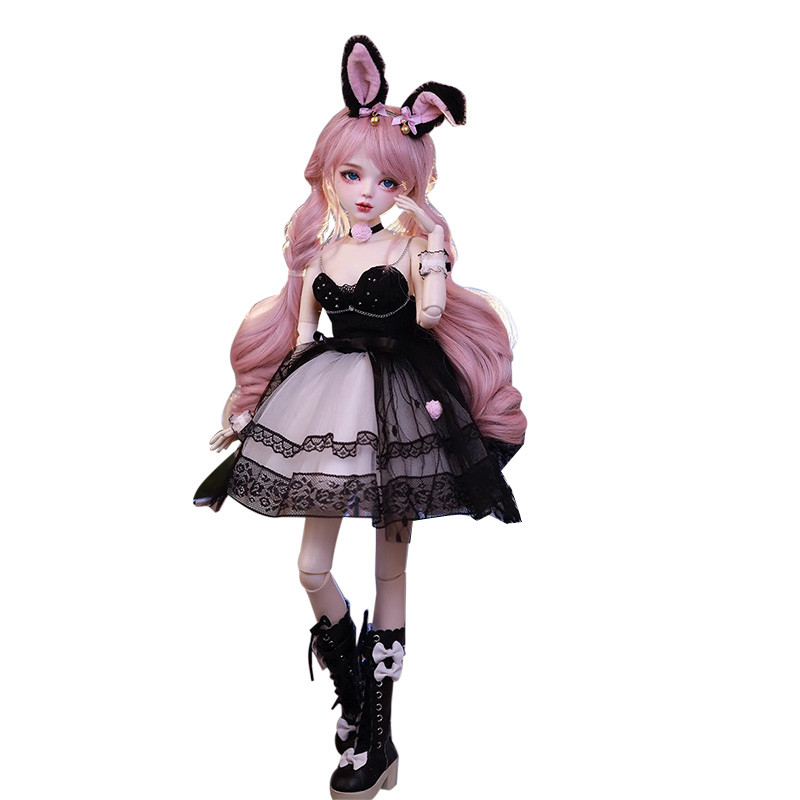 

1/3 60cm bjd doll Mechanical Joint Body With Makeup Including Hair Eyes Clothes 62cm Height Girls DIY Dress Up Toys Best Gift