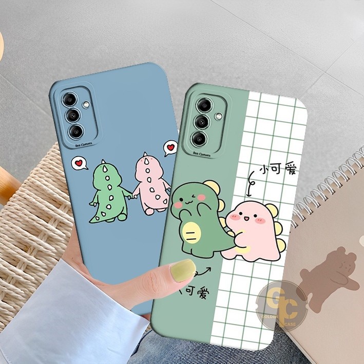 [013] Case SAMSUNG A04s A05s A14 A15 A24 A25 A34 A35 A54 A55 M14 M23 M34 M54 Motif DINO COUPLE - Cas