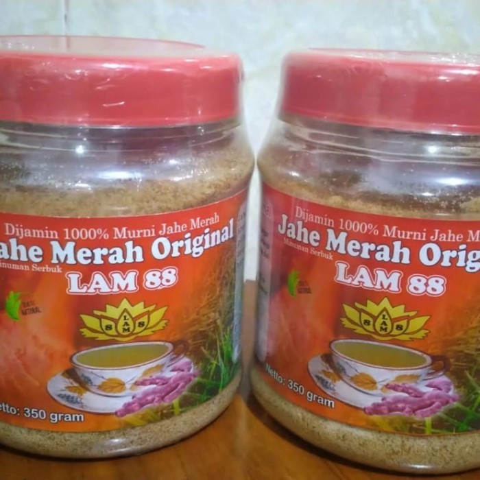 

✨NEW✨ -paket 3 toples jahe merah lam 88 350gram
