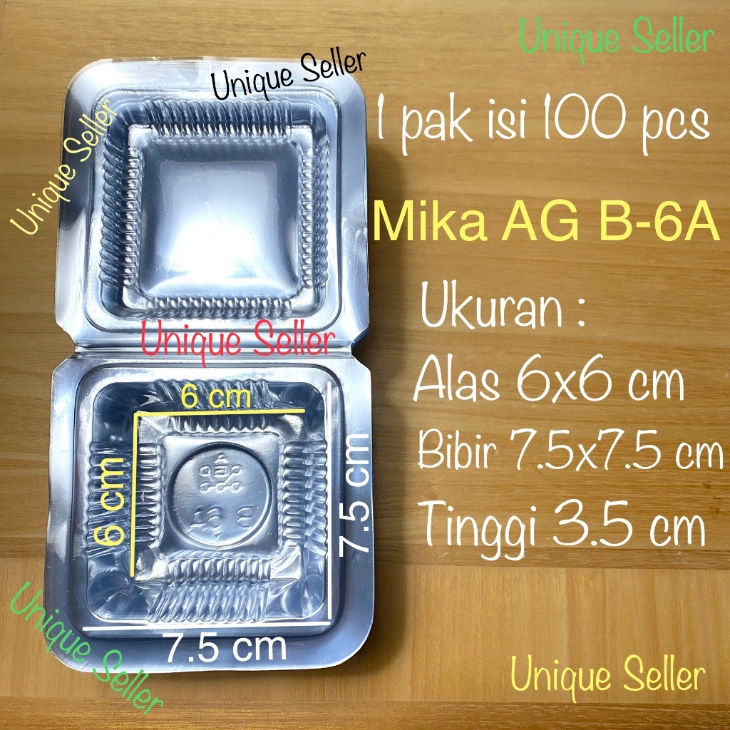 [Isi100] Mika AG 6A Uk 7.5 cm / Mika Mochi Daifuku Marshmallow Pia Pie 6A 6 A / Mika Kue Roti Cake P