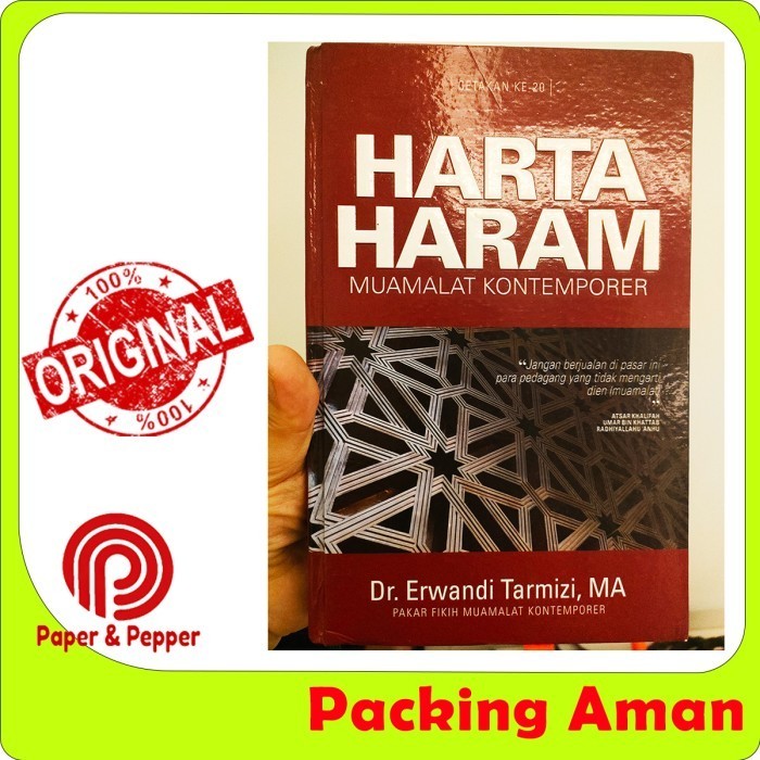 Buku Harta Haram Muamalat Kontemporer (Hard Cover). Penulis Ust Dr. Erwandi Tarmizi, MA. Pakar fiqih