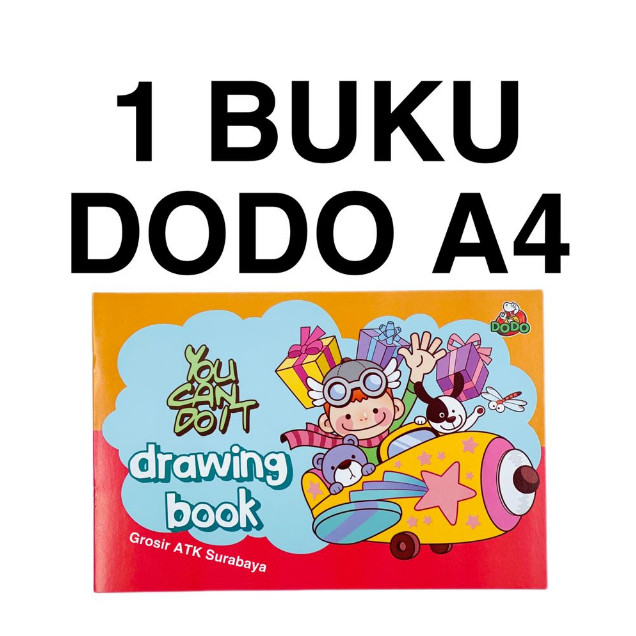 

( StaWorld / DAPAT 1 BUKU GAMBAR ) Buku Gambar / Drawing Book Dodo A4