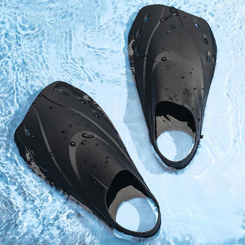 Swim Training Fins Short Swim Fins Ergonomic Comfortable Diving Fins Professional Short Swim Fins Sh