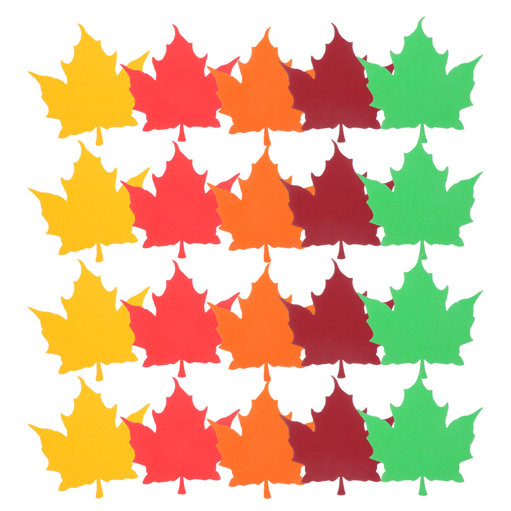 

50 Pcs Fall Decor Thanksgiving Card Maple Leaf Classroom Cutouts Leave Paper Leaves Bulletin Board Decoration DIY