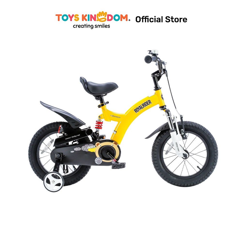 Toys Kingdom Royalbaby Sepeda Anak Flying Bear 12 inci - Kuning Kids Bicycle Sepeda Roda 4 Anak Pera