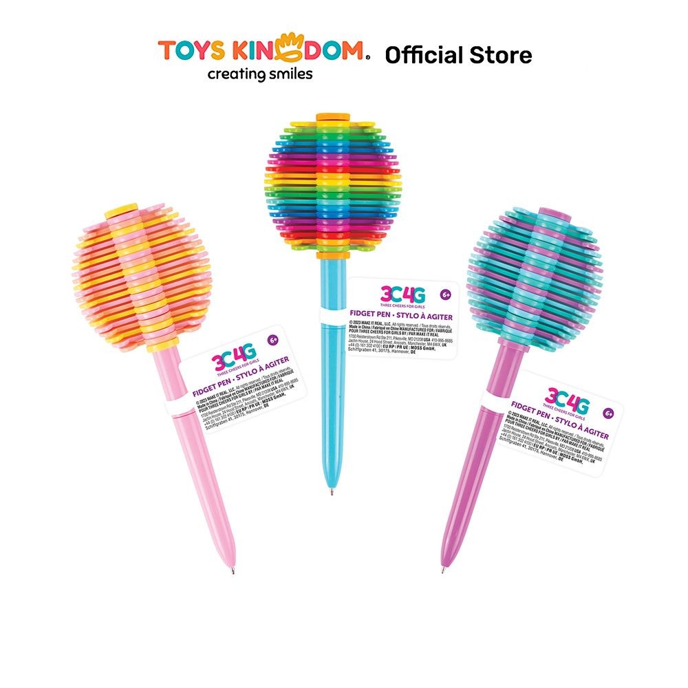 

Toys Kingdom Make It Real Pulpen Fidget 3C4G 12040 Random Pena Ballpoint Pen Bolpoin Alat Tulis Lucu