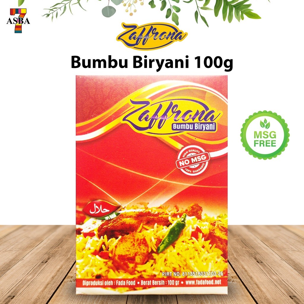 

ZAFFRONA BUMBU BIRYANI 100 GR