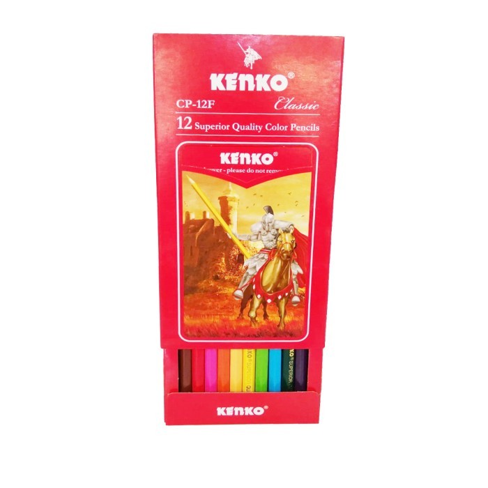 

Pensil Warna KENKO CP-12F Pulas/ CP-24F Panjang
