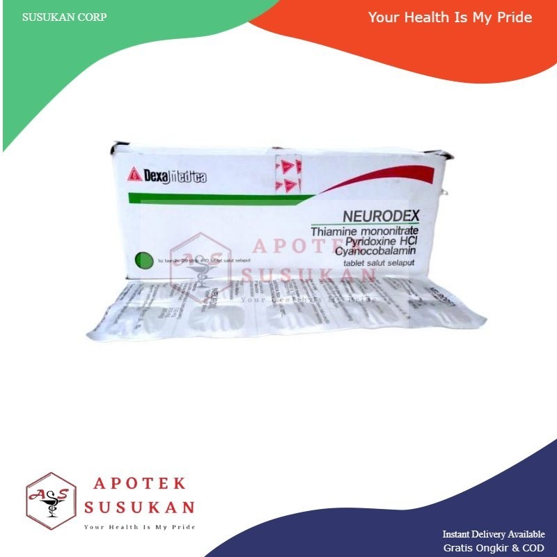 Neurodex Vitamin B Kompleks isi 10 Tablet