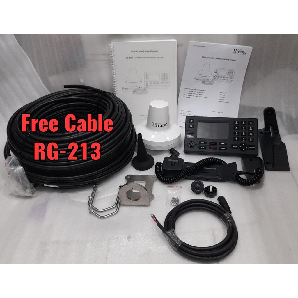 Iridium Satelite Phone LT-3100 Free Cable RG-213 Bracket Mount - Ready