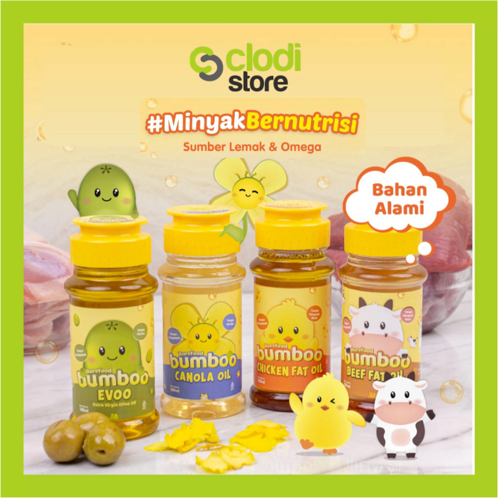 

Bumboo Fat Oil Minyak MPASI Bahan Alami Tanpa Perisa & Pengawet 100ml