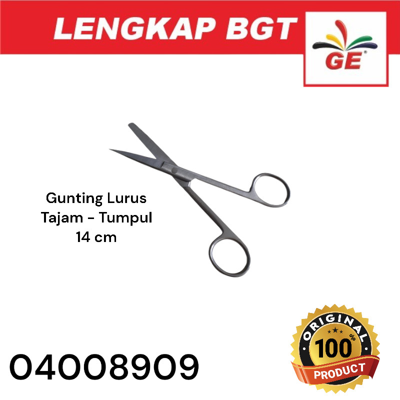 

Gunting Tajam Tumpul Lurus 14cm / Gunting TaTum Lurus 14cm Medis - 04008909