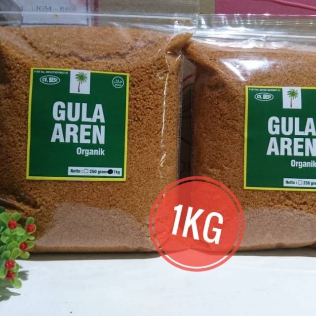 

Gula aren Organik bubuk 1Kg Gula aren semut