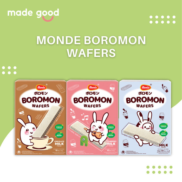 

Monde Boromon Wafers - Snack / Cemilan Anak Sehat