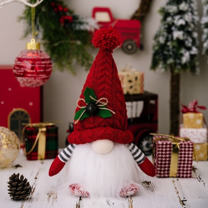 

Boneka Natal Gnome Pendek by Platefulnco - topi merah