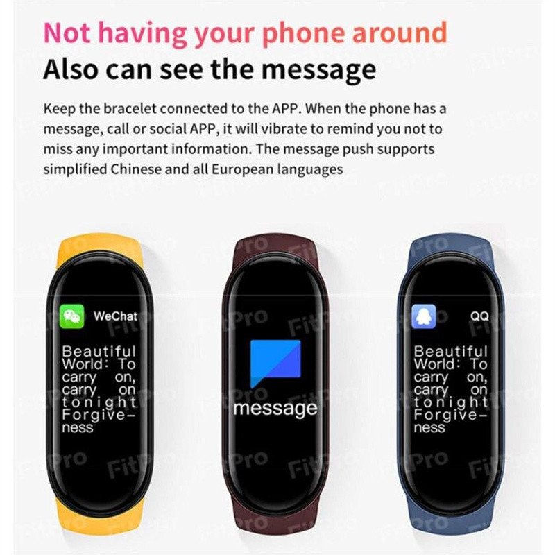 Samsung smart band pria smartband  smartwatch wanita jam tangan elektronik Pengingat panggilan masuk