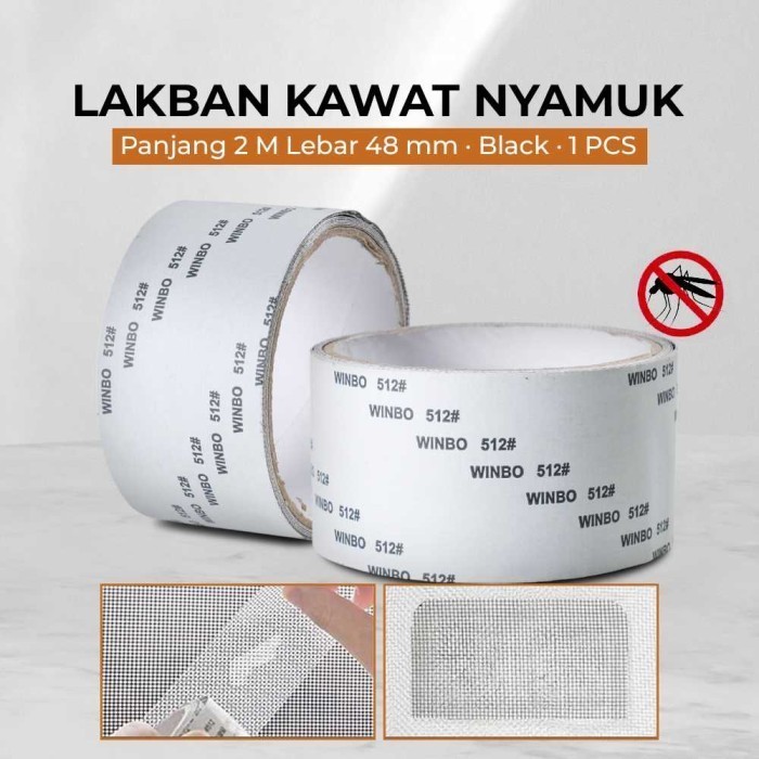 

THFS Lakban Kawat Nyamuk Tambalan Jendela Window Repair Tape NP51I2