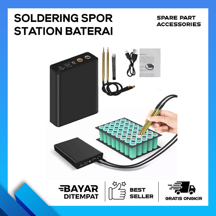 SOLDERING SPOT STATION BATERAI / LAS TITIK SPOT WELDER PORTABLE