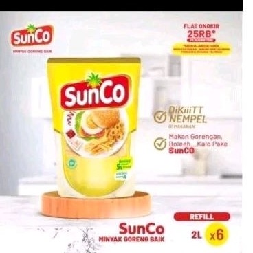 

PROMO Minyak Goreng murah sunco 2 liter kemasan pouch