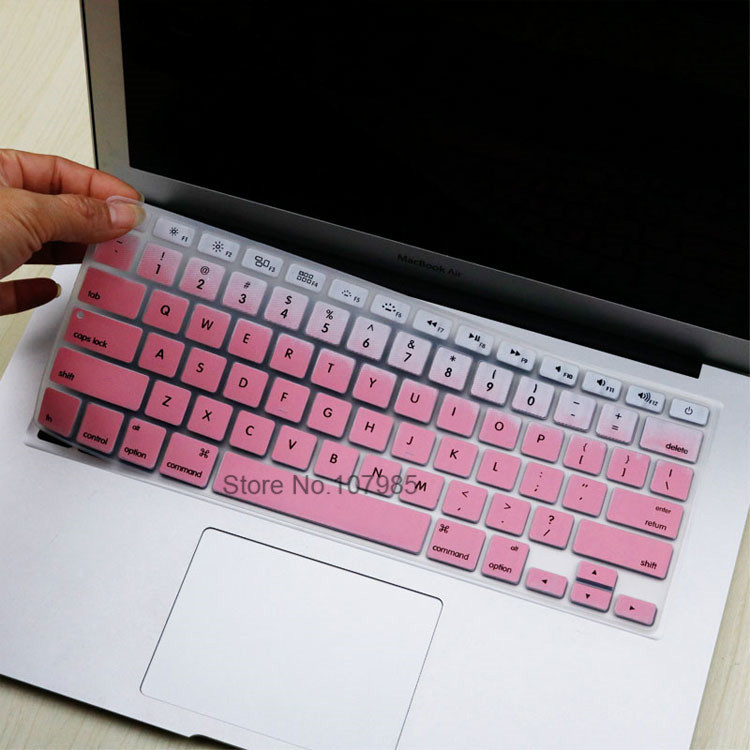 Keyboard Cover For Macbook Air 13 Pro 15 Accessories US English letter Keyboard Protector Stickers A