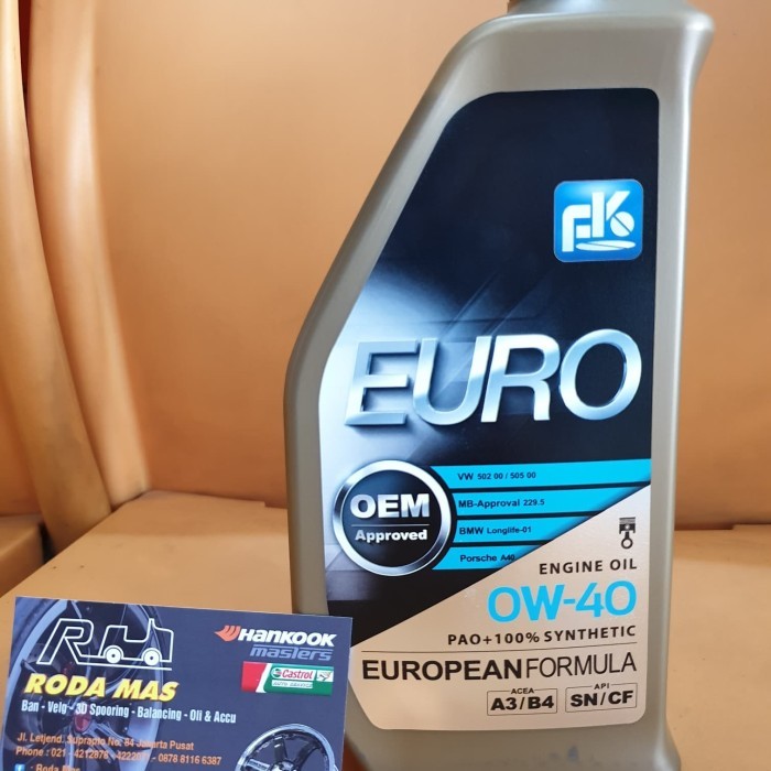 Oli FK Pulse (Massimo) Euro 0W-40 PAO+100% Synthetic 1Liter
