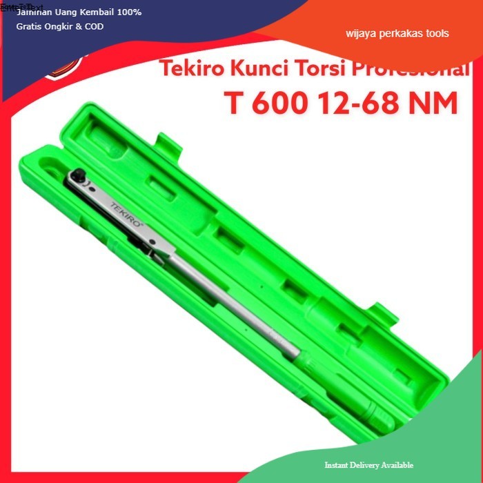 Tekiro T600 Kunci torsi Momen 1/2 inch Torque Wrench Tekiro