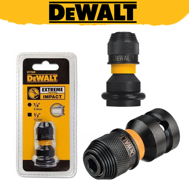 DEWALT DT7508-QZ Impact Adaptor 1/2" to 1/4" Shockproof Electric Wrench Adaptor for DCF880 DCF922 DC