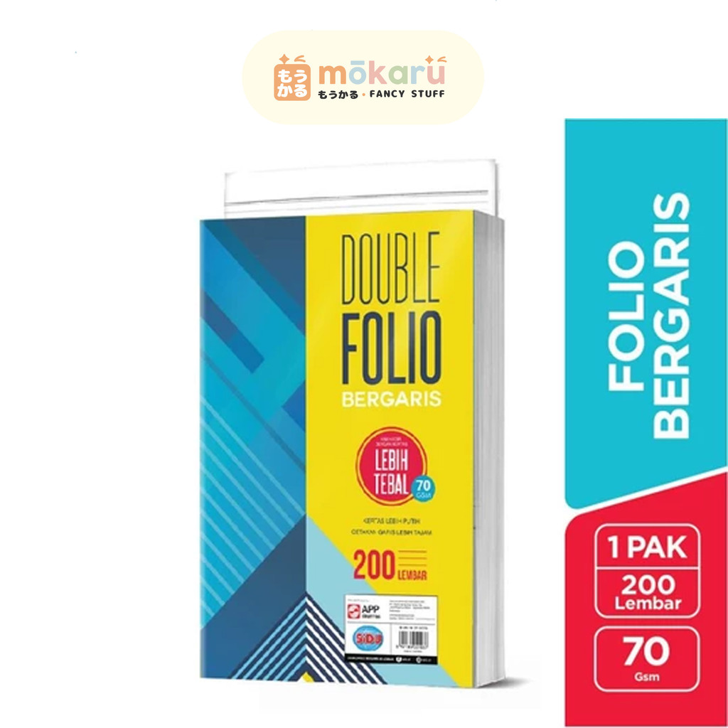 

SIDU Sinar Dunia Kertas Folio Bergaris 200sheets