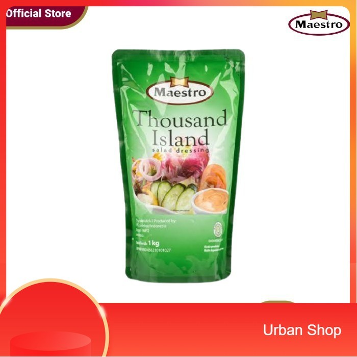 

Maestro Thousand Island Salad Dressing Pouch 1 kg .