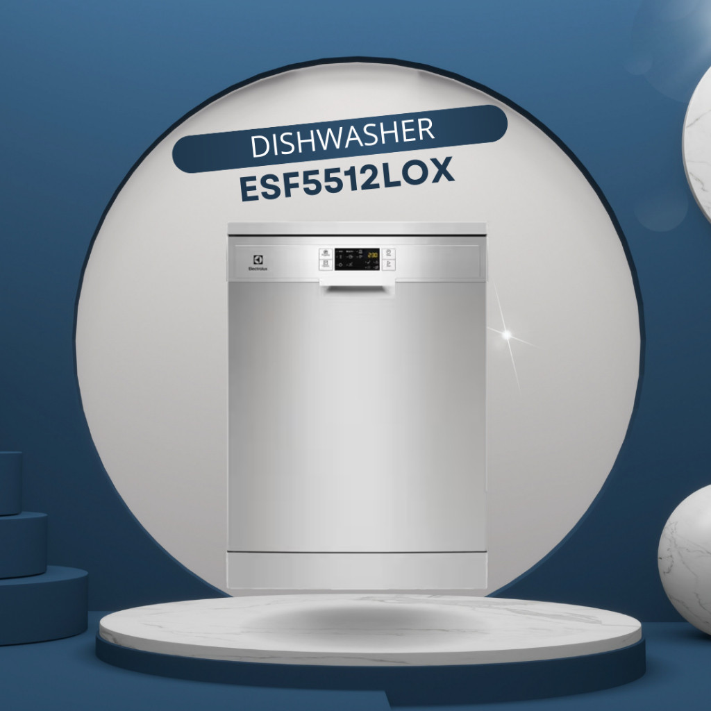 ELECTROLUX ESF5512LOX DISHWASHER / MESIN PENCUCI PIRING