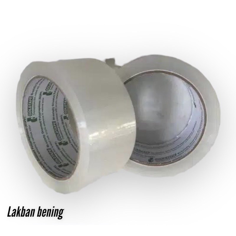 

Isolasi lakban GOLDTAPE 2 inch 90 yard / isolatip solasi solatip 48mm bening
