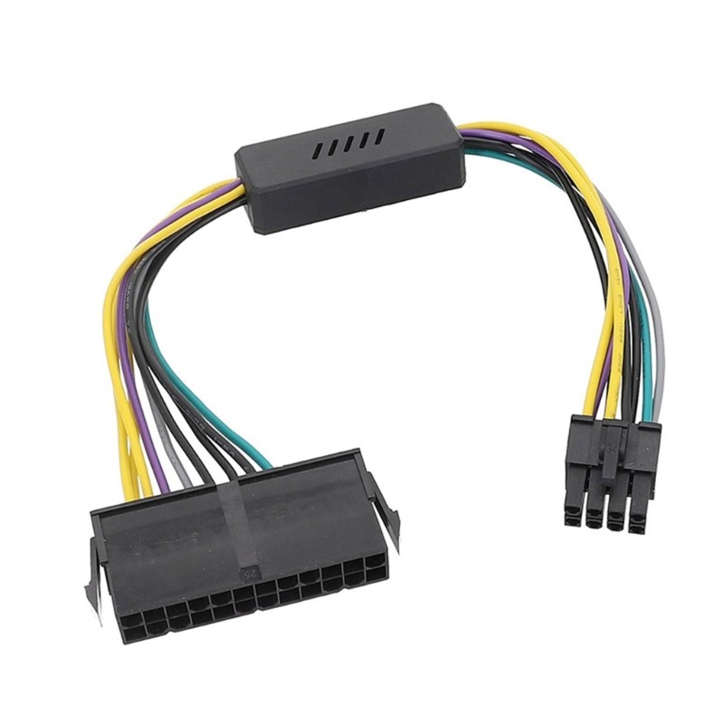 Convenient Convert 24Pin to 8Pin Power Cable Converts Standard 24Pin to 8Pin Power Supply Cable for 