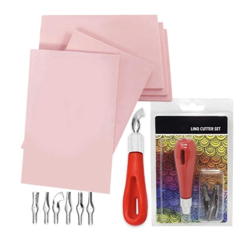 

Rubber Block Stamp Carving Blocks Stamp Making Kit, Rubber Stamp Making Tools, Carving Blocks For Stamp Making Durable