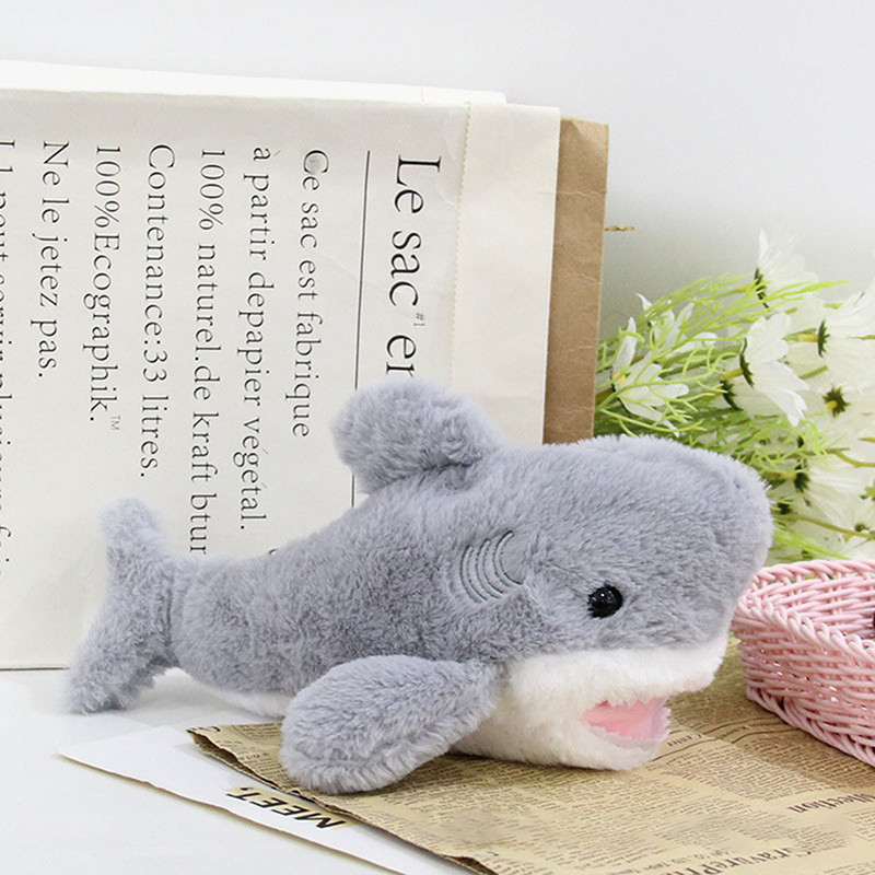 

1PC Cute Plush Shark Pencil Case Student Stationery School Supplies Kawaii Doll Back To School Storage Bag Pen Bag Stationery