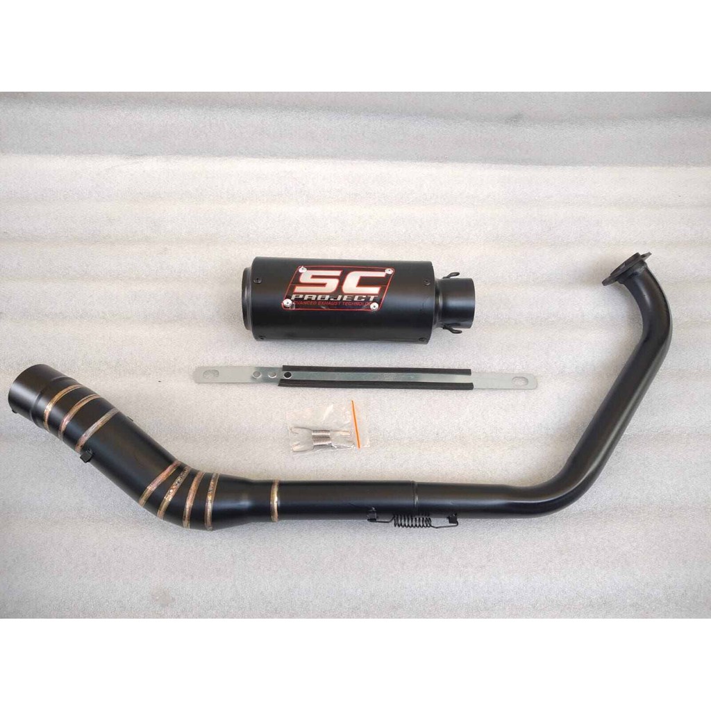 SILINCER KNALPOT RACING SC project  Fulset VIXION R15V3 V2 CBR150R CB150R GSX150 XABRE VERZA FU