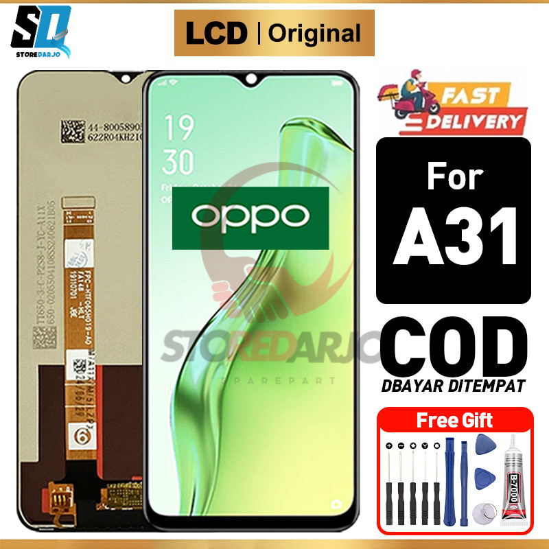 LCD OPPO A31 Original Fullset Ori  Touchscreen For Glass Touch Screen Digitizer