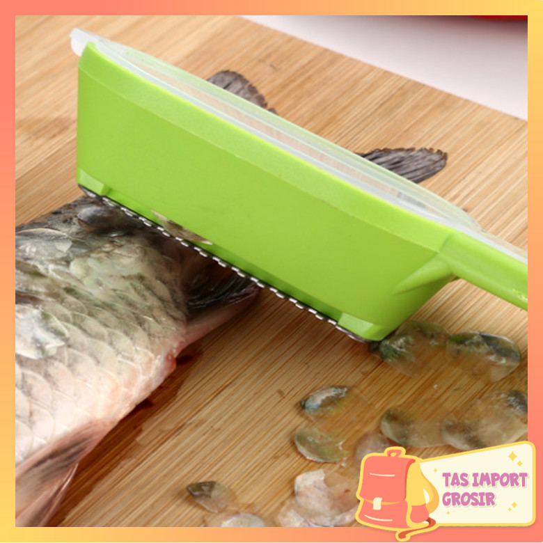 Tas Import H6001 Alat Pembersih Sisik Ikan / Alat Pembersih Sisik Ikan Serbaguna Multifungsi / Pembe