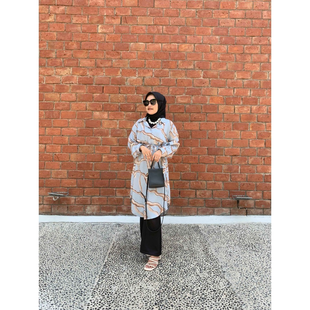 DW42R Tunik Jumbo Terbaru 2021 Atasan Wanita Gemuk Big Size Free Masker XL XXL XXXL 4L 5L ld 110 120