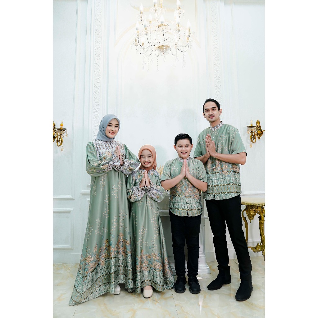 WN82L Warna Warni Brand SARIMBIT KELUARGA FEDORA MAXI FULL MOTIF /FASHION MUSLIMAH/MUSLIM/BAJU GAMIS