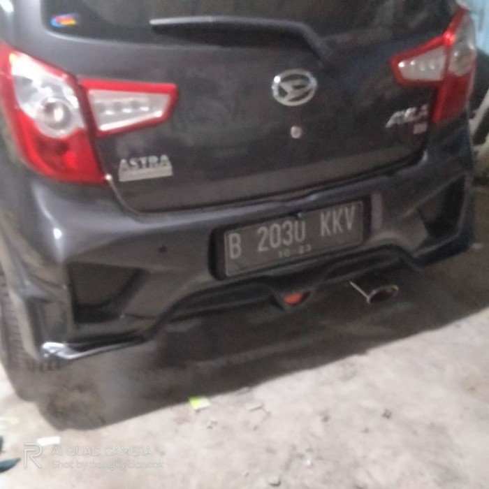 Promo Bodykit bumper belakang Agya Ayla Custom Lentur-Kuat-Tebal