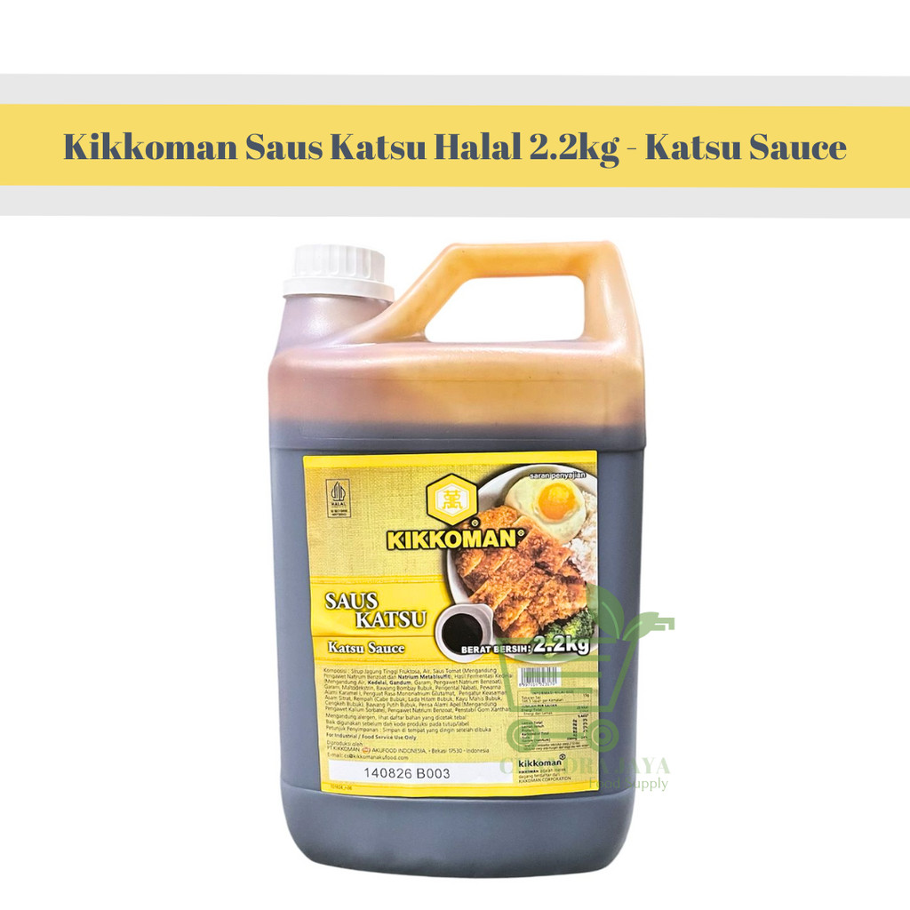 

Kikkoman Saus Katsu Halal 2.2kg - Katsu Sauce