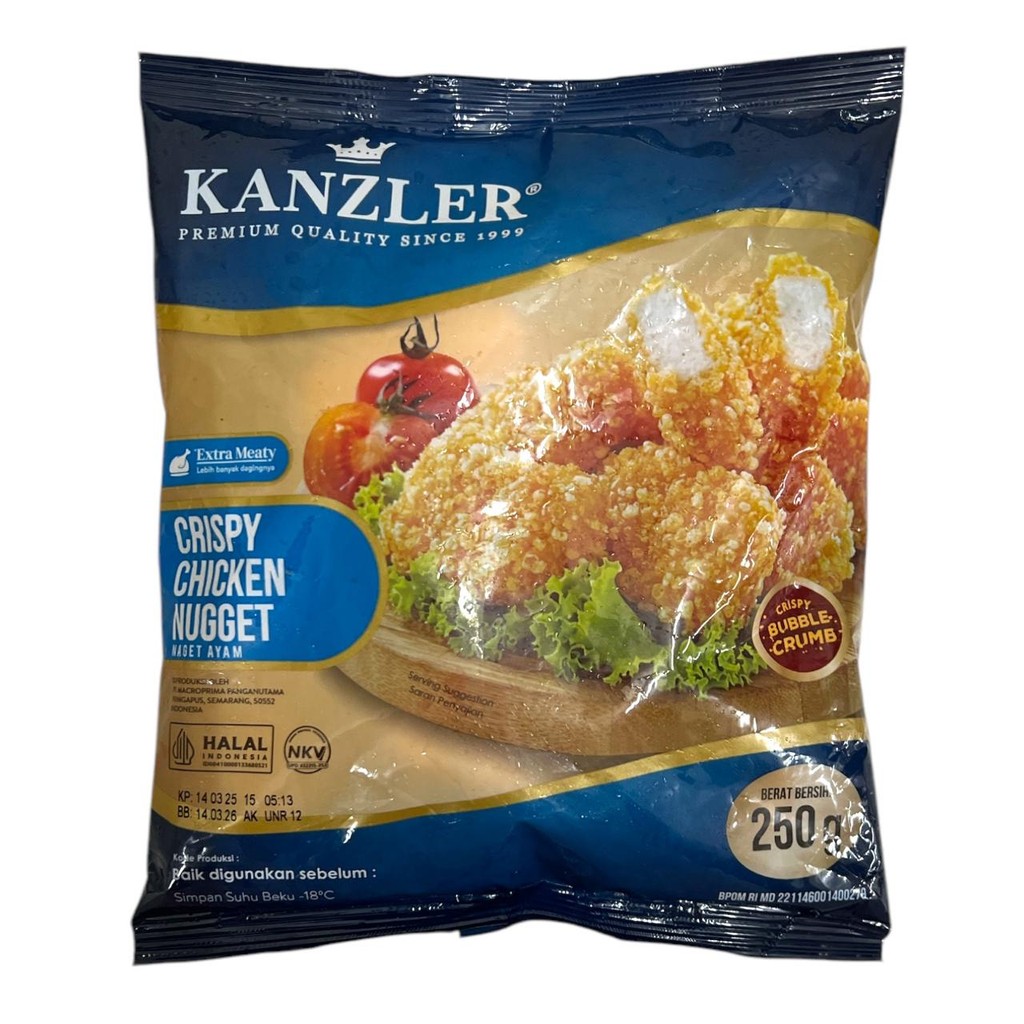 

KANZLER CRISPY CHICKEN NUGGET 250GR