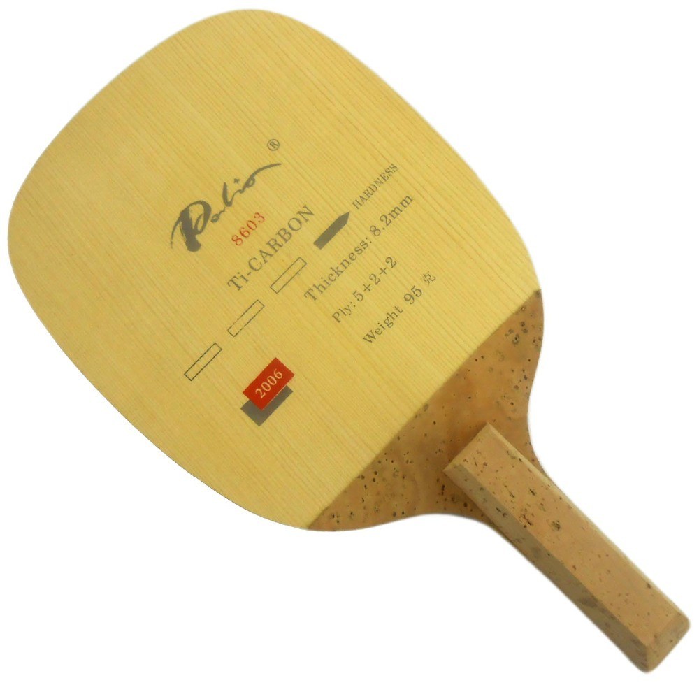 PALIO 8603 Carbon Titanium Table Tennis Blade Racket JS Japanese Penhold Fast Attack Original PALIO 