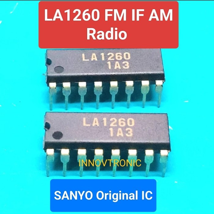 LA1260 SANYO FM IF AM Tuner System Radio Receiver DIP 16pin