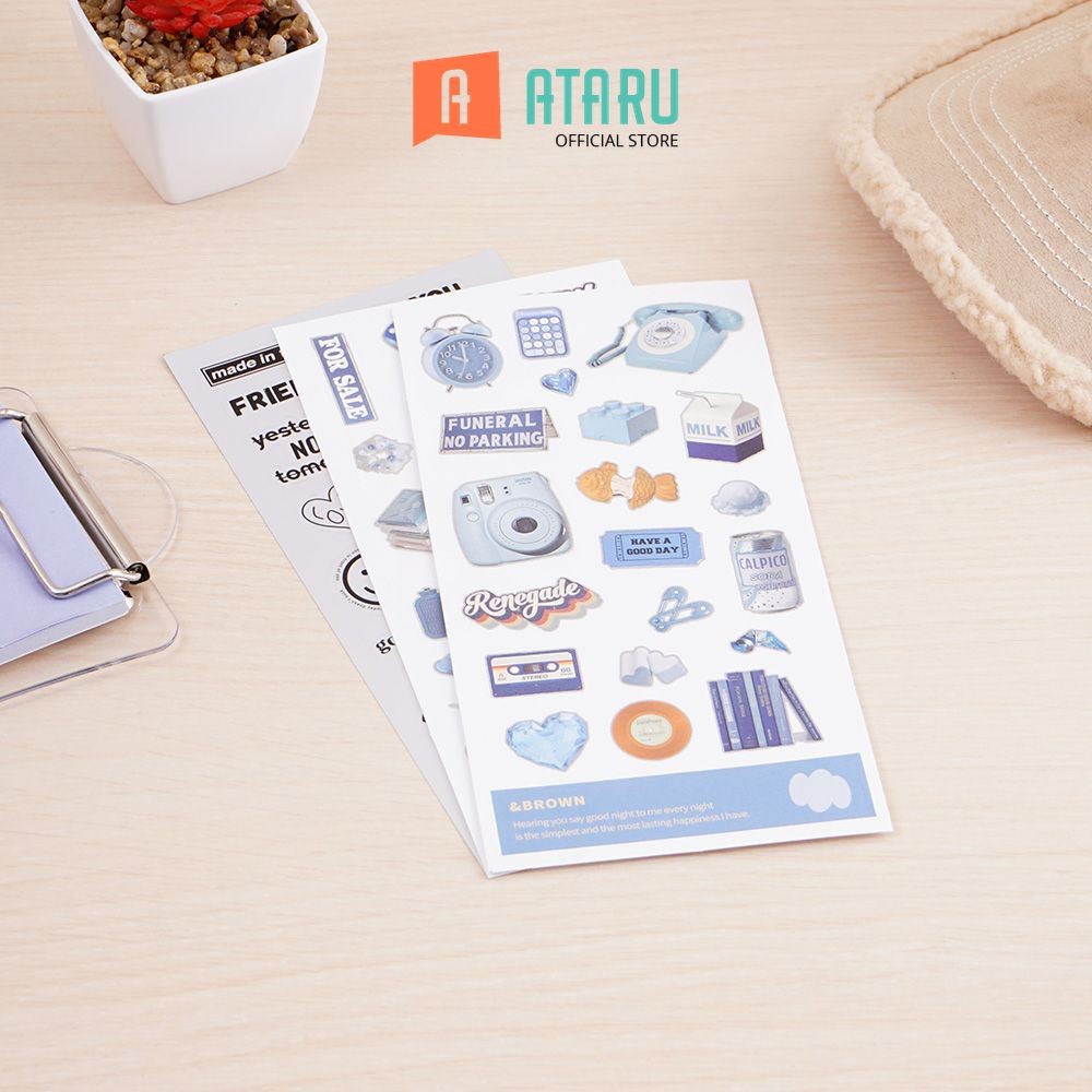 

Ataru Stiker Stock Random Stiker Dekoratif Lucu Cute Stickers Deco Sticker Pack Journal Book