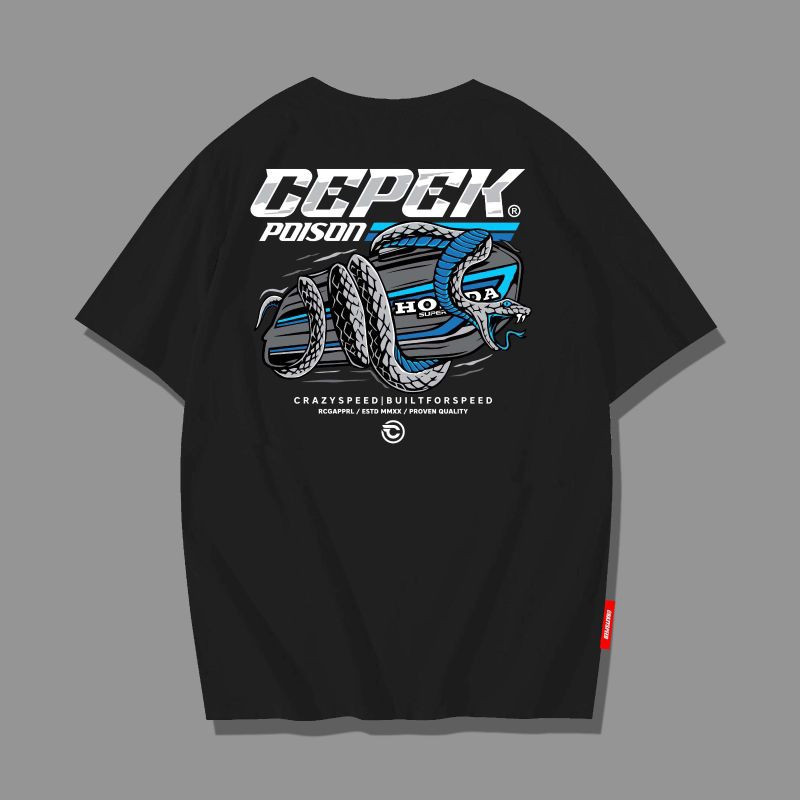 Kaos GL 100 Cepek Poison Original cepek hits kaos GL gank distro pria wanita